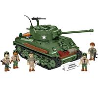 COBI-3118 US Sherman M4A2E8 Tank (76mm Cannon)W Building Brick Model 865pcs