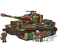 COBI-3124 WWII Pz.Kpfw. VI Tiger Ausf. E French Tank Building Brick Model 870pcs