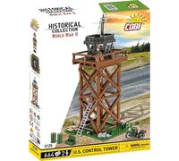 Cobi 3125 1:35 World War II U.S Control Tower Military Construction Kit 664 Pcs