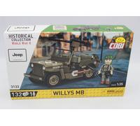 Cobi 3133 Willys MG Building Bricks 132 Pcs New Sealed 1:35 WWII Jeep Historical