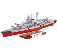 COBI-4854 German Battleship Bismarck WWII Ship Building Brick Model 590pcs