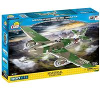 COBI-5721 WWII Messerschmitt ME 262A 1A Model Plane Building Bricks 382Pcs