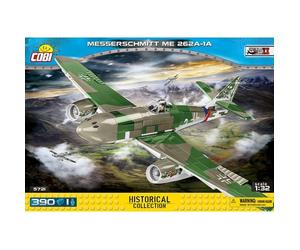 COBI-5721 WWII Messerschmitt ME 262A 1A Model Plane Building Bricks 382Pcs
