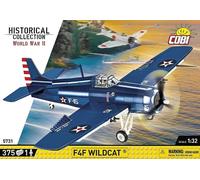 COBI-5731 WWII F4F Wildcat-Northrop Grumman Model Plane Building Bricks 375Pcs