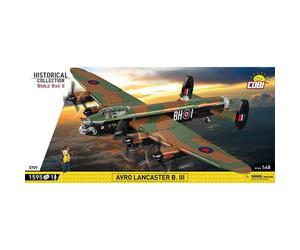 Cobi 5759 1:48 World War II Avro Lancaster B Mk.III Aircraft Brick Kit 1643 Pcs
