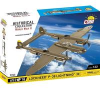 Cobi 5763 1:48 World War II P-38 LIGHTNING (H) Construction Kit 158 Pieces