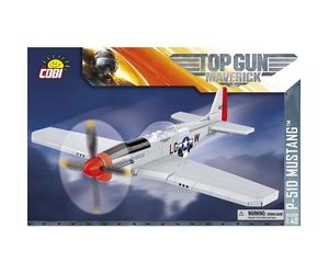 COBI-5847 Top Gun Mustang P-51D Model Plane Building Bricks 145Pcs