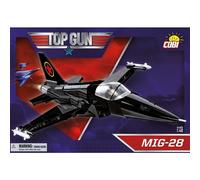 COBI-5859 Top Gun MIG-28 Model Plane Building Bricks 332Pcs