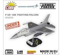 COBI 5893 F-16 AM Fighting Falcon Armed Forces 1:48 Brick Model 500pcs