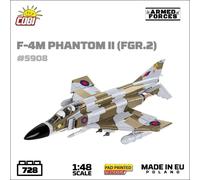 COBI-5908 British F-4F Phantom II RAF Aeroplane Building Brick Model 728pcs