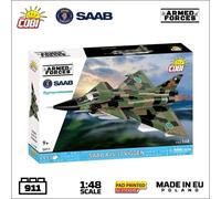 COBI 5911 Armed Forces Saab AJS37 Viggen 1:48 Brick Model 911pcs