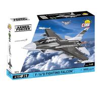 Cobi Armed Forces F16D Fighting Falcon Aircraft High Quality Blocks 410 Pieces