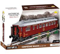 Compiegne wagon brick model 1940 - COBI 6289 - 2030 bricks