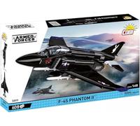 COBI F-4S Phantom II™ Black Bunny, 1:48 scale, 608 pieces | Pad Printed, Opening Cockpit, VX-4 "Black Bunny " Paint, Stand, Nameplate, EU Made Items, 8+