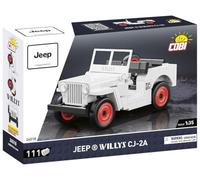 Cobi 24518 - Youngtimer Collection - Jeep Willys CJ-2A White - Preorder
