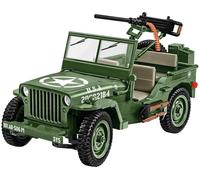 COBI Jeep Willys MB, Historical Collection WWII, Scale 1:12, 1207 pieces | Jeep Licensed, Pad Printed, Moving Parts, Steering Wheels, Military Accessories, EU Made Items, 11+