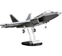 Cobi Brick Model 5855 Lockheed F-22 Raptor Armed Forces 1:48 695 pcs Black & White
