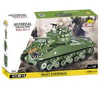 COBI-2570 WWII M4A3 Sherman Model Tank Building Bricks 838Pcs