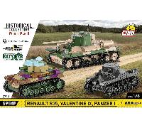 Cobi - Renault R35 - Valentine IX - Panzer I