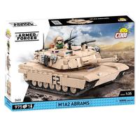 COBI-2622 Armed Forces M1A2 Abrams Model Tank Building Bricks 1000Pcs