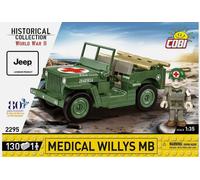 COBI 2295 Medical Willys MB Jeep HC WWII 1:35 Brick Model 130pcs