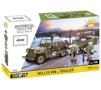 COBI Willys MB & trailer