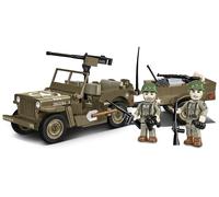 Cobi Willys MB & Trailer Brick Car Set Kit Set 1/35 Scale 2 Figs 200pcs 3132 New