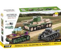 COBI - - World War II - 3 Tank Pack 595 pcs - Not For Sale In Hungary - G245z