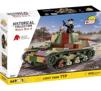 Cobi - World War II - Polish Light Tank 7 TP 669 pcs