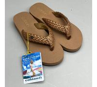 COBIAN Braided Bounce Sandals Women's SZ 10, EU 41 Chestnut BRB10-210-10