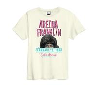 Cobo Arena Aretha Franklin T-Shirt Amplified White XXXL