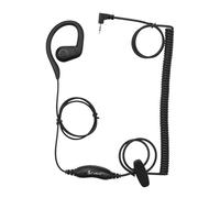 Cobra 2.5mm C-Style Around-the-Ear Headset In-Ear Design, Compatible with Cobra PX, RX & AM Series Walkie Talkies, Black