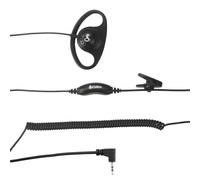 Cobra 2.5mm D-Style Over-The-Ear Headset, Compatible with Cobra PX, RX & AM Series Walkie Talkies, Black