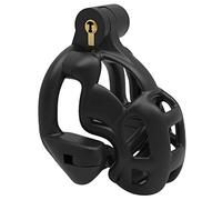 Cobra 3D Chastity Cage Small Ventilated Penis Cage Chastity Cage Male Chastity Belt Mens Extreme Double Lock Cock Cage BDSM Bondage Fetish Sex Toy Penis Cage(S,48mm)