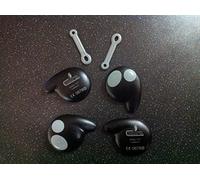 Cobra 7777 Car Alarm Replacement Remote Fob Key Case shell kit x2
