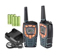 COBRA ACXT545 Walkie Talkie - 28 Mile Range, 22 Channels, Black - Outdoor Enthusiasts