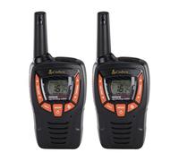 Cobra Walkie Talkies AM655, 8 km Range, 16 Channels, 121 Privacy Codes, Pack of 2, Black