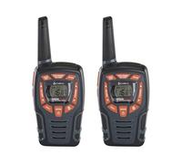 Cobra Two-Way Radio AM855 - 10 km range, 16 channels, 121 privacy codes - Black 2-pack
