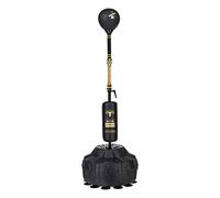 Cobra Bag Boxing Fitness Reflex Punch Bag - High Rebound Speed Ball, Height Adjustable 145-180cm Sandbag (50 * 50 * 150-180cm, Black+Gold)