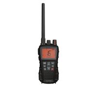 Cobra BlueBound 350 Handheld Floating VHF Marine Radio - 6 Watt, Float n' Flash, IPX7 Waterproof, Submersible, Day/Night LCD Display, Memory Scan, Tri-Watch, Black
