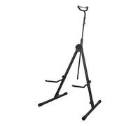 Cobra Case Premium Cello Stand, Adjustable Height 1230-1970mm, Foldable A Frame Design, All Black Finish, Metal and Plastic