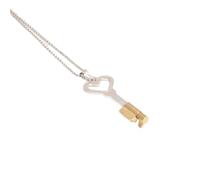 Cobra Chastity Cage Decorations Key Necklace Accessories for All Cages Key Chain Anti Cheating Sex Toys Adult Erotic Products(Silver)
