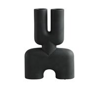 Cobra Double Vase Hexa Black