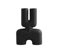 Cobra Double Vase Medium Coffee