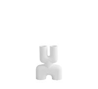 Cobra Double Vase Mini Bubble White
