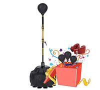 Cobra Fitness Reflex Bag Gift with 4 Replacement Balls, Boxing Gloves, Freestanding Punching Ball, Speed Bag, Adjustable Height Stand