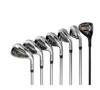 Cobra Golf 2022 LTDX Combo Iron Set Satin Chrome-Gold Fusion (Men's, Right Hand, KBS PGI 65, Senior Flex, 5-GW)
