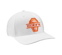 Cobra Golf Men's Cobra Split Tour Cap, White Glow-Rickie Orange, One Size