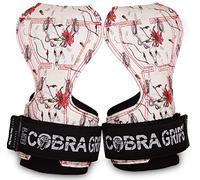 Cobra Grips PRO Weight Lifting Gloves Heavy Duty Straps Alternative Power Lifting Hooks Best for Deadlifts Adjustable Neoprene Padded Wrist Wraps Support Bodybuilding (FIT Rose Trace)