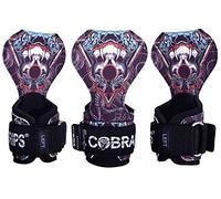 Cobra Grips PRO Weight Lifting Gloves Heavy Duty Straps Alternative Power Lifting Hooks Best for Deadlifts Adjustable Neoprene Padded Wrist Support Bodybuilding (FIT Fang-Sub-LA)
